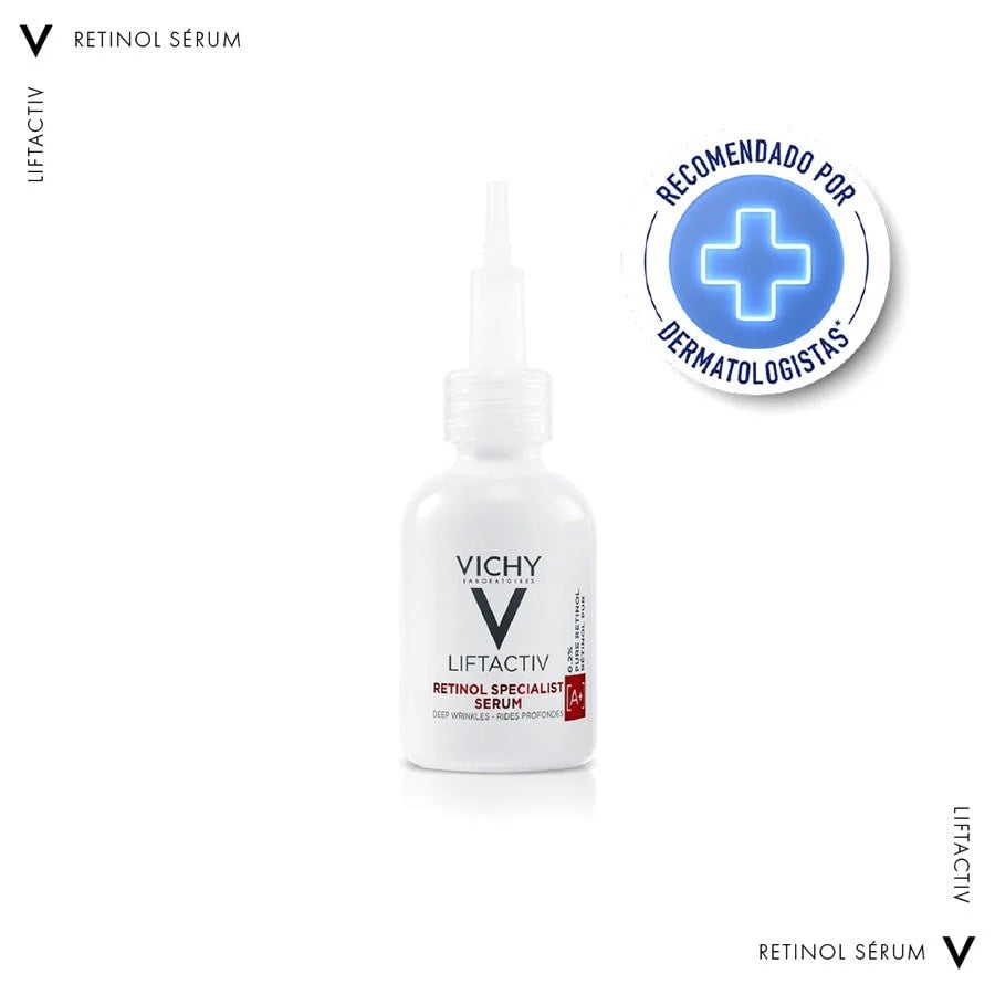 Sérum Facial Antirrugas Profundas com Retinol Puro Vichy Liftactiv 30ml
